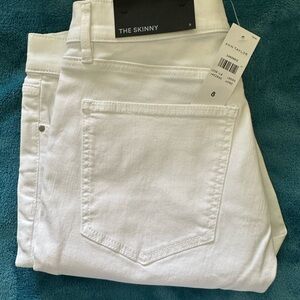 Ann Taylor White Skinny Jeans